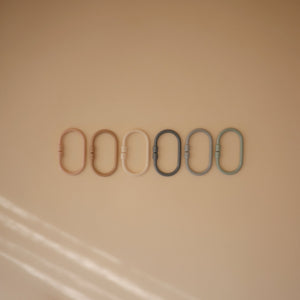 
                  
                    Chain Link Rings (Shifting Sand/Blush/Cambridge Blue)
                  
                