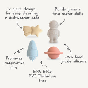 
                  
                    Space Mold Free Bath Play Set - 4 Pack
                  
                