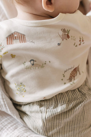 
                  
                    Lap Shoulder One-Piece - On the Farm
                  
                