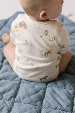 
                  
                    Lap Shoulder One-Piece - On the Farm
                  
                