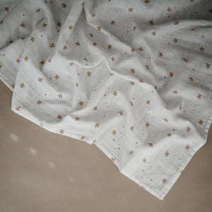 
                  
                    Muslin Swaddle Blanket Organic Cotton (Sparrow)
                  
                