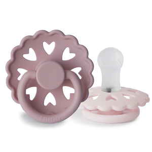
                  
                    FRIGG Andersen Silicone Baby Pacifier |2-Pack | 0-6 Months (Twilight Mauve/White Lilac)
                  
                