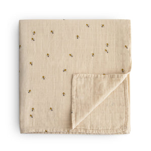 
                  
                    Muslin Swaddle Blanket Organic Cotton (Bees)
                  
                