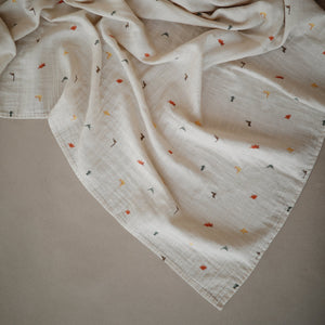 
                  
                    Muslin Swaddle Blanket Organic Cotton (Dinosaur)
                  
                