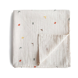 
                  
                    Muslin Swaddle Blanket Organic Cotton (Dinosaur)
                  
                