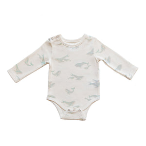 
                  
                    Shoulder Snap One - Piece (Follow Me Whale)
                  
                