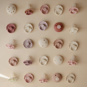 
                  
                    FRIGG Rope Silicone Pacifier| 2-Pack | 0-6 Months (Blush/Cream)
                  
                