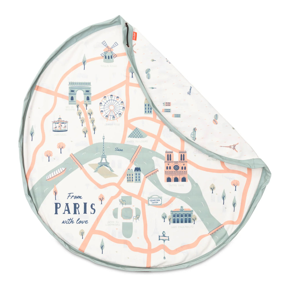
                  
                    Paris Map Toy Storage Bag
                  
                