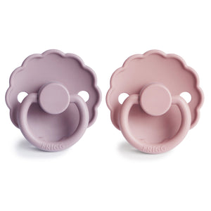 
                  
                    FRIGG Daisy Silicone Baby Pacifier |2-Pack | 0-6 Months (Baby Pink/Soft Lilac)
                  
                