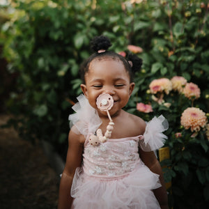 
                  
                    Pacifier Clip | Luna (Blush)
                  
                