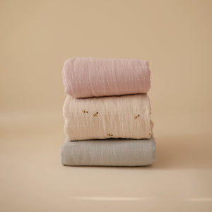 
                  
                    Muslin Swaddle Blanket Organic Cotton (Bees)
                  
                