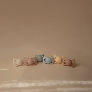
                  
                    FRIGG Lucky Symmetrical Silicone Baby Pacifier | 2-Pack | 0-6 Months (Sage/Powder Blue)
                  
                
