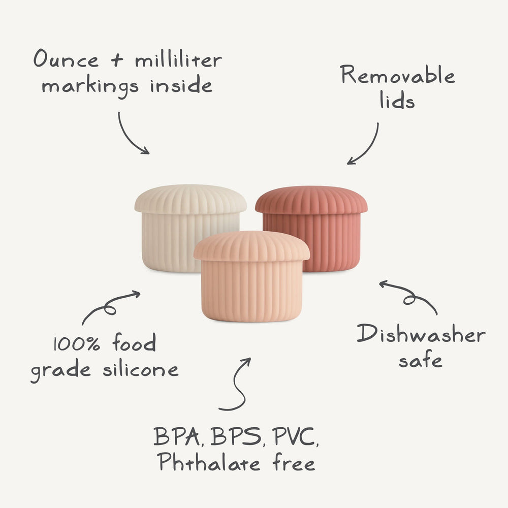 
                  
                    Silicone Baby Food Containers (Pinks Combo)
                  
                