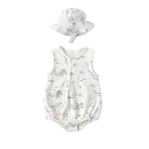 
                  
                    Sleeveless One-Piece + Gorro (Life Aquatic)
                  
                