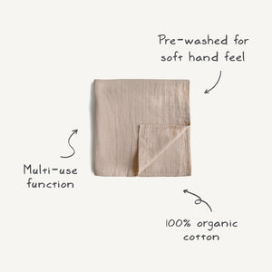 
                  
                    Muslin Swaddle Blanket Organic Cotton (Sparrow)
                  
                