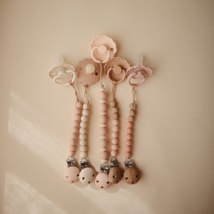
                  
                    Pacifier Clip | Luna (Blush)
                  
                