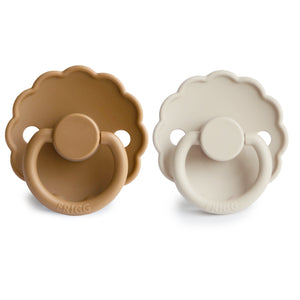 
                  
                    FRIGG Daisy Silicone Baby Pacifier |2-Pack | 0-6 Months (Cappuccino/Cream)
                  
                