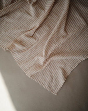 
                  
                    Muslin Swaddle Blanket Organic Cotton (Natural Stripe)
                  
                