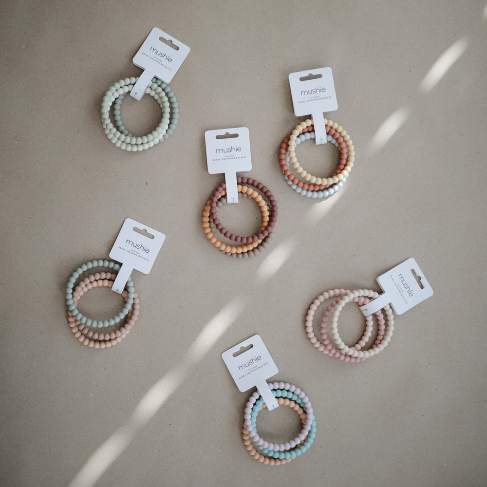 
                  
                    Pulsera de Perlas de Dentición (Clary Sage/Tuscany/Desert Sand)
                  
                