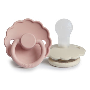 
                  
                    FRIGG Daisy Silicone Pacifier | 2-Pack | 0-6 Months (Blush/Cream)
                  
                