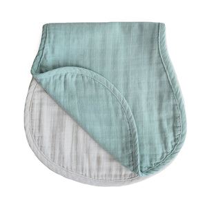 
                  
                    Muslin Burp Cloth Organic Cotton 2-Pack (Roman Green/Fog)
                  
                