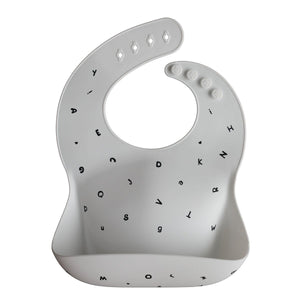
                  
                    Babero de Silicon (Letters White)
                  
                