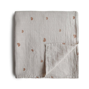 
                  
                    Swaddle de Muselina y Algodón Orgánico (Rainbows)
                  
                