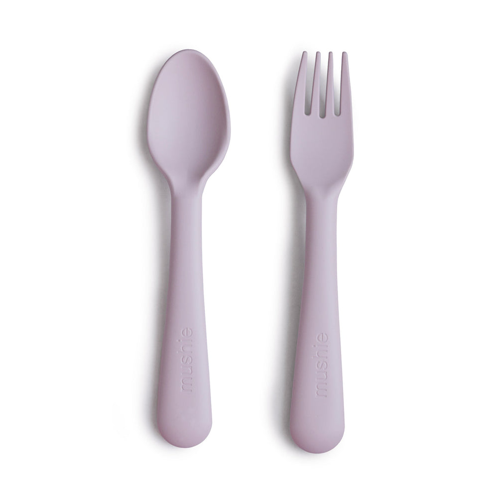 Tenedor y Cuchara (Soft Lilac)