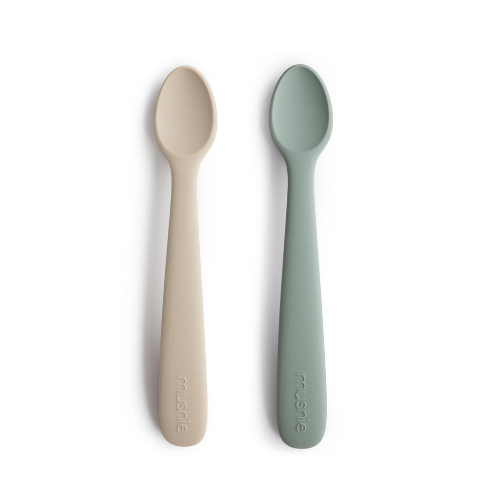 Cucharas de Silicon (Cambridge Blue / Shifting Sand) Set de 2