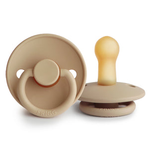 
                  
                    FRIGG Natural Rubber Pacifier |6-18 Months| (Croissant)
                  
                