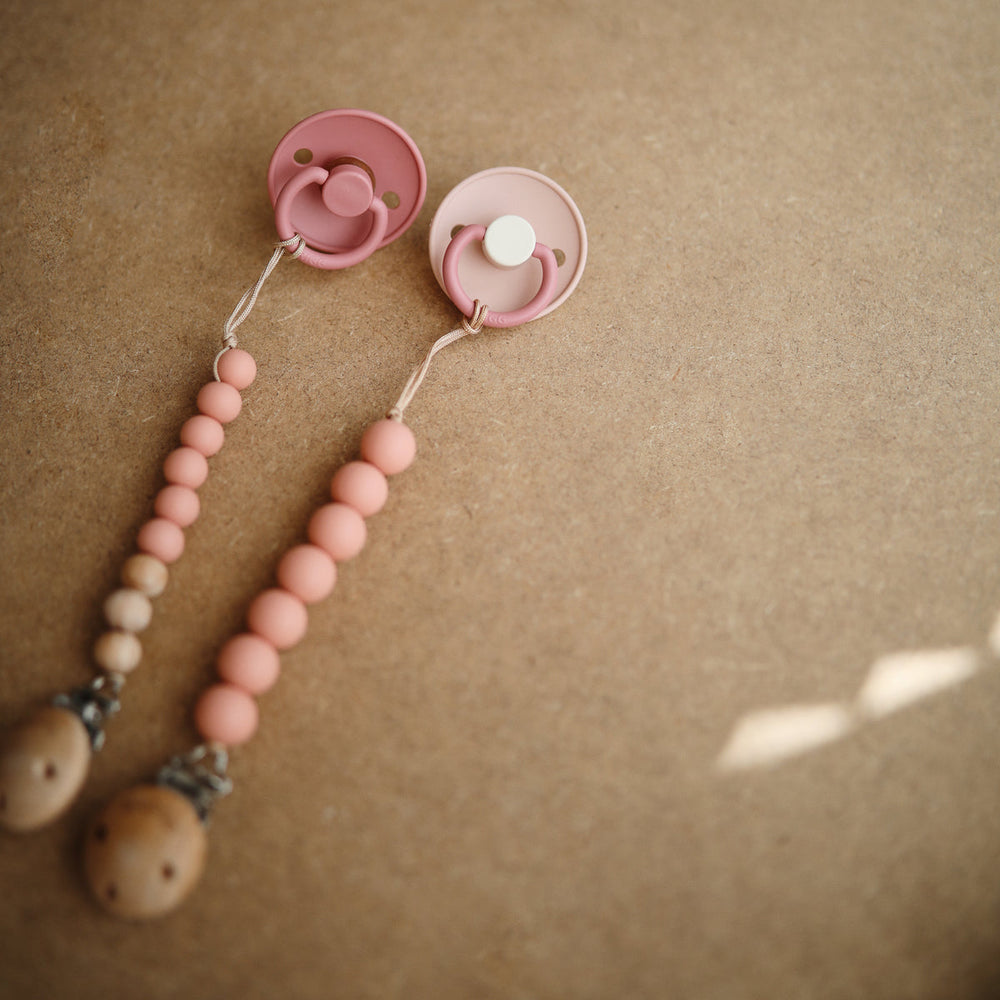 
                  
                    FRIGG Natural Rubber Pacifier |6-18 Months| (Powder Blush)
                  
                