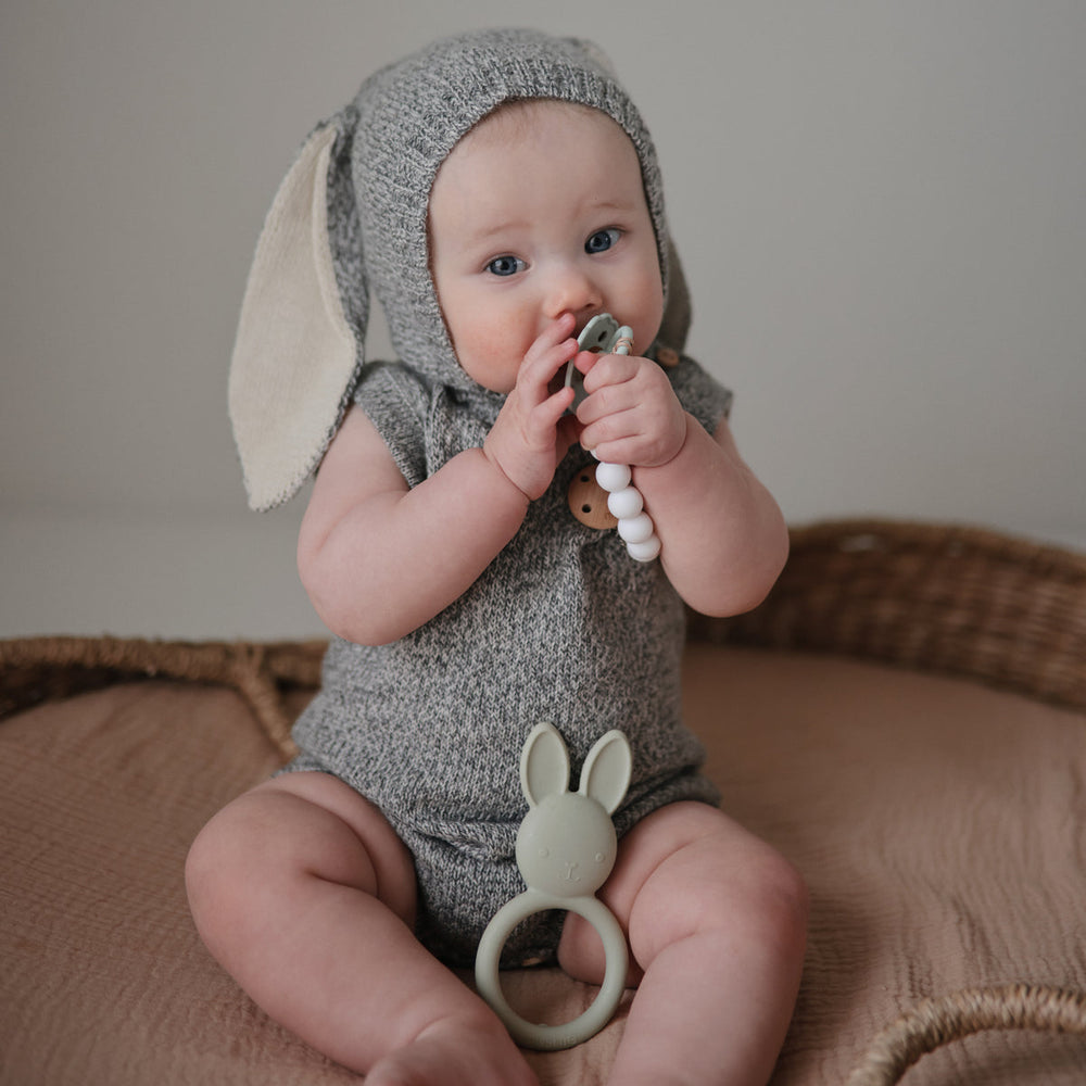 
                  
                    FRIGG Daisy Natural Rubber Pacifier |6-18 Months| (Sage)
                  
                