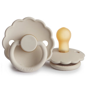 
                  
                    FRIGG Daisy Natural Rubber Pacifier |2-Pack| 6-18 Months (Sandstone)
                  
                