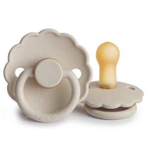 
                  
                    FRIGG Daisy Natural Rubber Pacifier |2-Pack| 6-18 Months (Sandstone)
                  
                