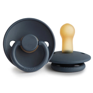 
                  
                    FRIGG Natural Rubber Pacifier |6-18 Months| (Slate)
                  
                