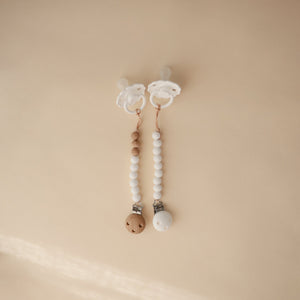 
                  
                    Silicone Pacifier Clip | Hera (Shifting Sands)
                  
                